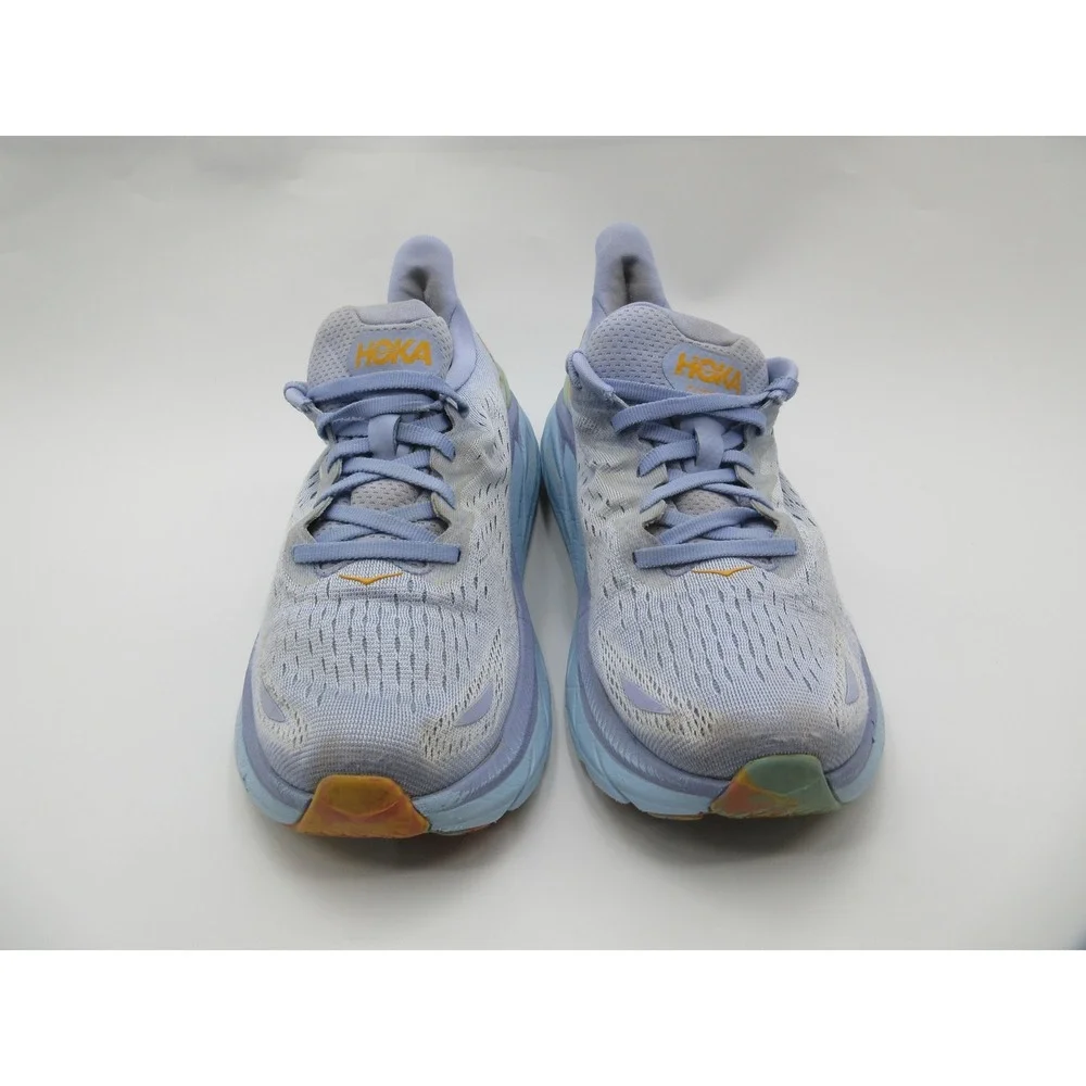 Hoka One Shoes Womens Size 8.5 Purple Clifton 8 Running Sneakers‎ 1119394 BLSG